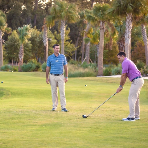 Matt Cuccaro teaching golf 