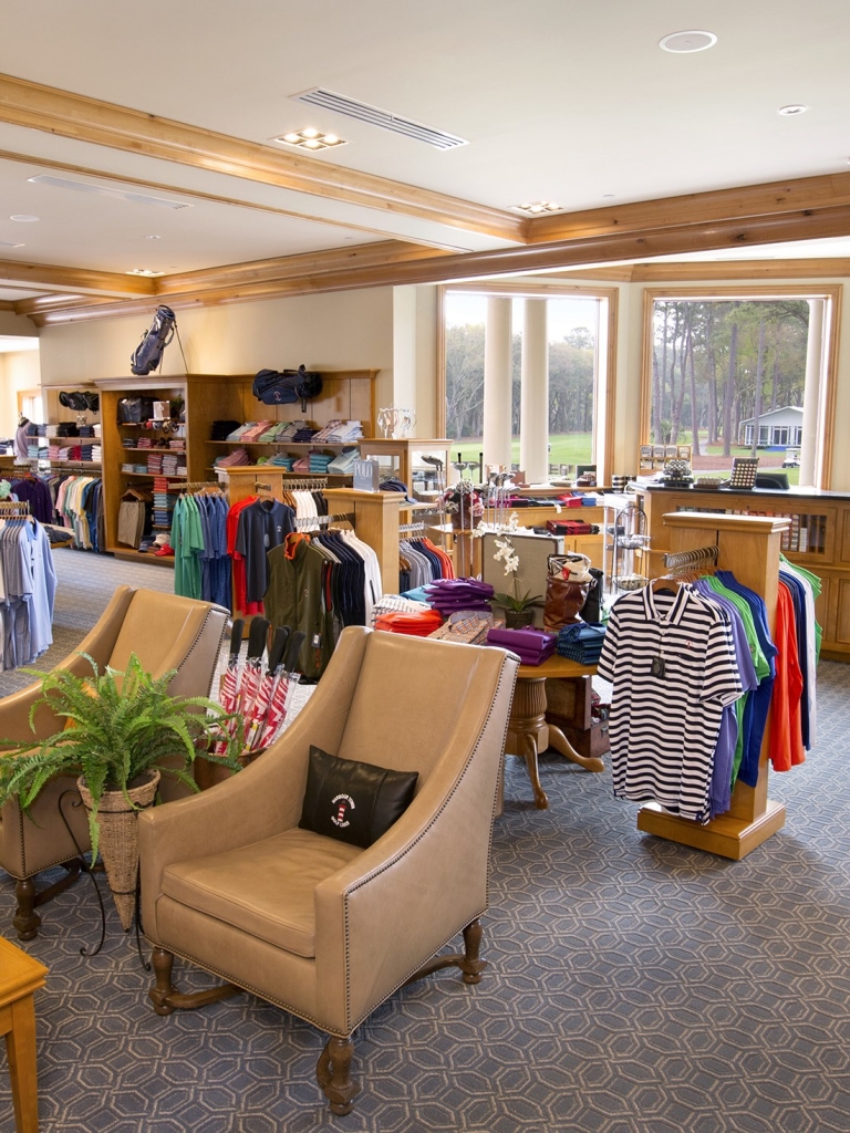 Interior of Harbour Town Pro Shop