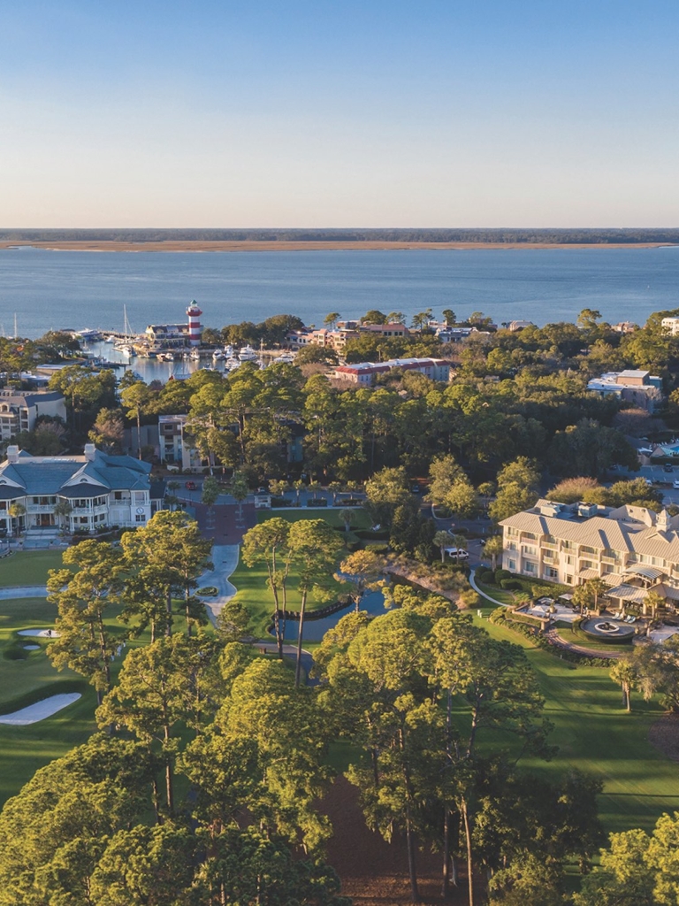 Ariel image of sea pines resort 